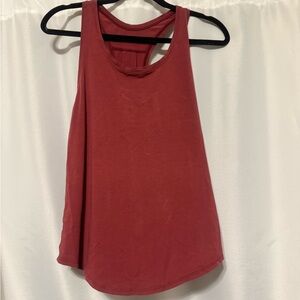 Elegant Red Sleeveless Tank Top
